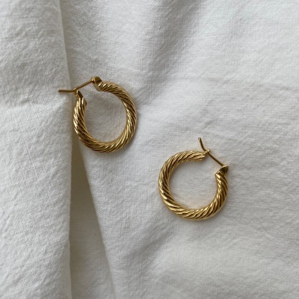 E0002G(트위스트후프이어링-골드)